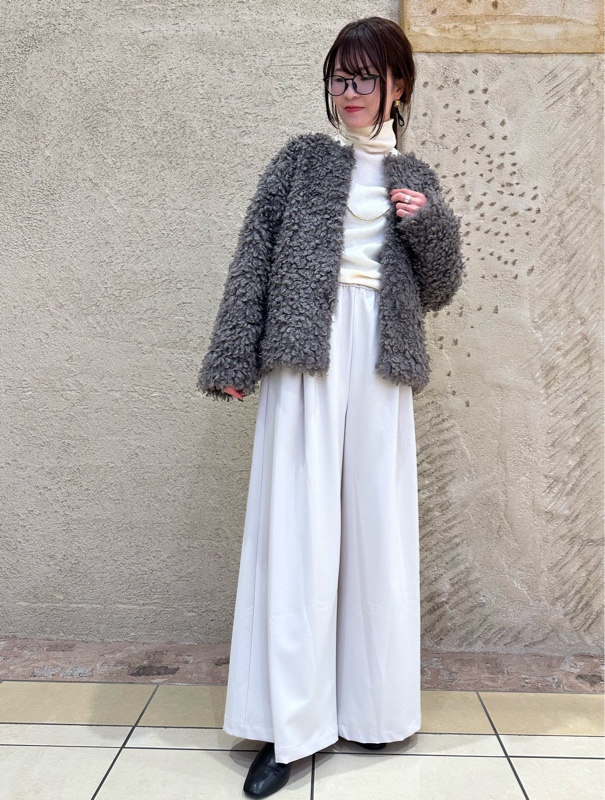 マレットメット伊都店 | コーデの主役にも♡プードルファーブルゾン