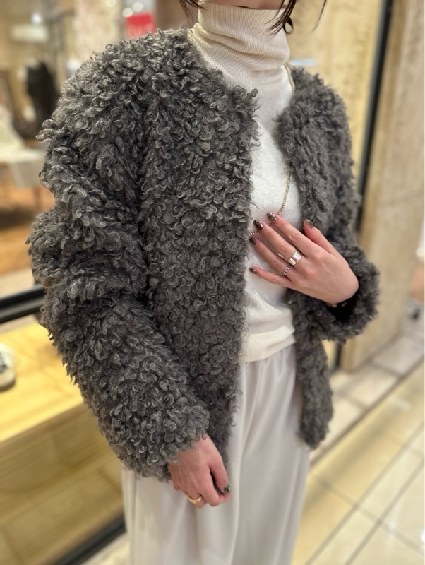 マレットメット　Mi:new ボアブルゾン マレットメット伊都店 | コーデの主役にも♡プードルファーブルゾン