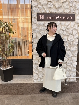 新品タグ付き　マレットメット　リブニット　カーキ　ジッパー　ブルゾンアウター 新品タグ付き マレットメット リブニット カーキ ジッパー ブルゾン